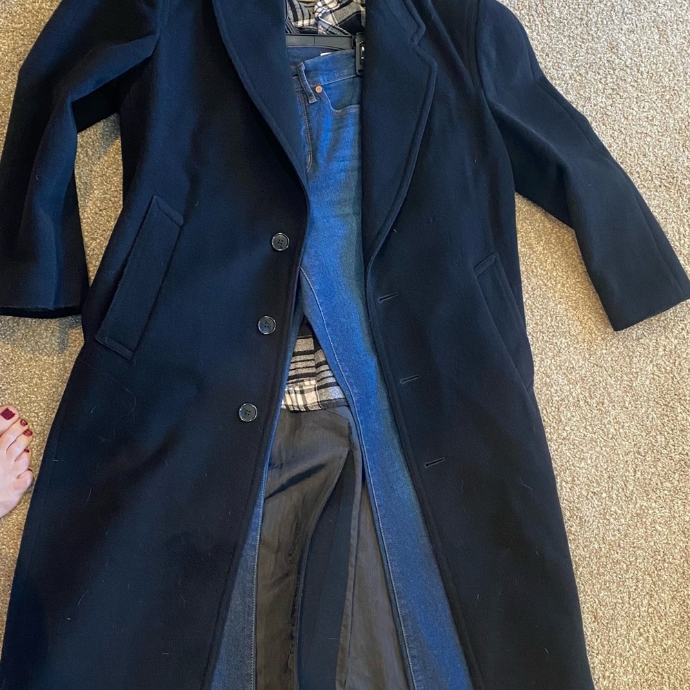 Stafford Classic Black Women's Trench Coat